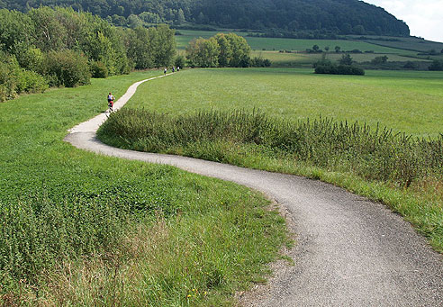 Radweg durchs Tal nach Treuchtlingen
