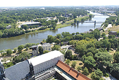 Blick vom Magdeburger Dom
