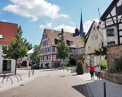 Stadtmitte in Ditzingen