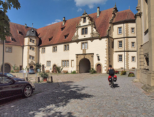 Im Klosterhof des Kloster Schöntal