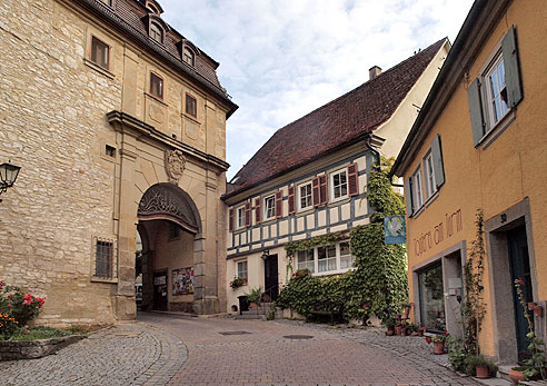 Stadteingang in KIrchberg
