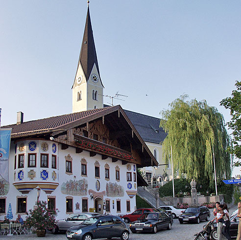 Bei der Kirche in Bernau