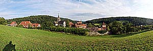 Bebenhausen in der Landschaft