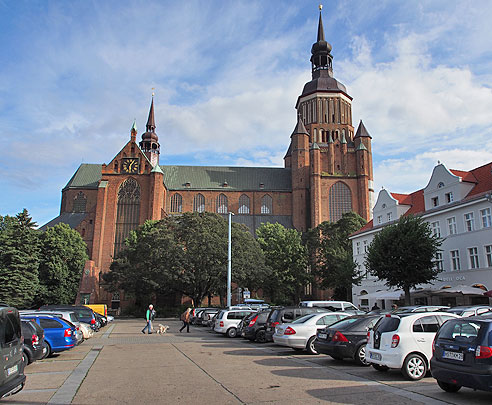 Die gotische Marienkirche in Stralsund
