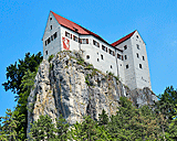 Altmühlradweg: Burg Prunn von unten