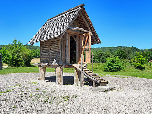 Frühkeltische Siedlung im Archäologiepark Altmühltal