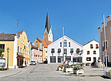 Altmühlradweg: Marktplatz in Dietfurt