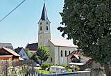 Altmühlradweg: Kirche in Töging