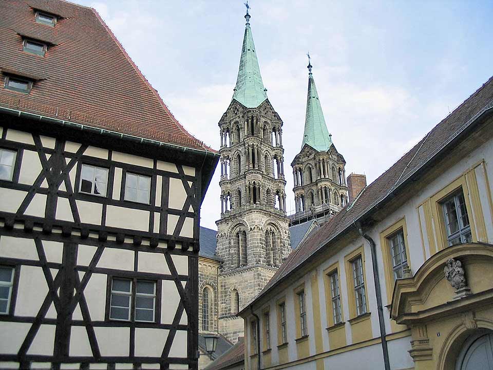 Türme des Doms in Bamberg