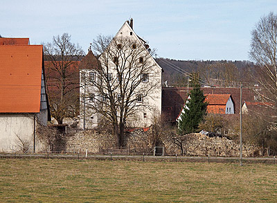 Blick aufs Kloster Anhausen