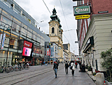 Einkaufsstraße von Linz