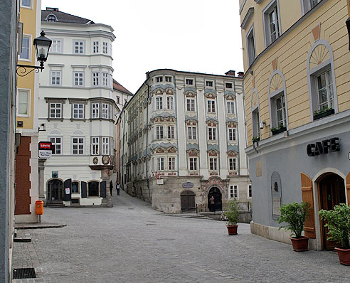Imposante Häuser in Linz