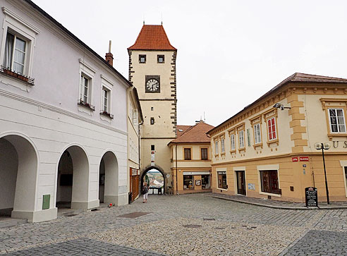 Historisches Stadttor in Melnik