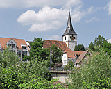 Blick auf Lomersheim