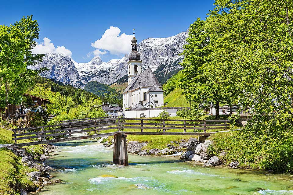 Schöner Blick in Berchtesgaden