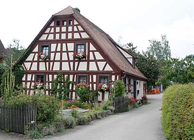 Fachwerkhaus in Ungetsheim