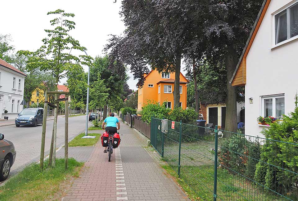 Radweg durch Borgsdorf