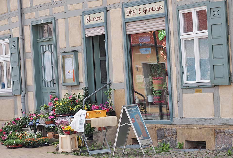 Läden im Zentrum in Liebenwalde