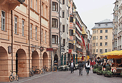 Innsbrucks Altstadt lebt