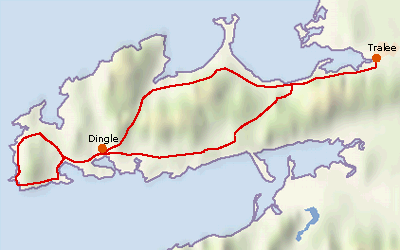 Karte Dingle