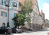 Rathaus und Hauptstraße Obersontheim
