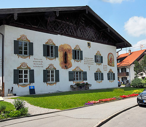 Schmucke 
Häuser in Bad Kohlgrub