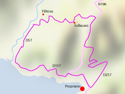 Karte Filitosa