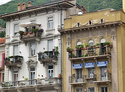 Vornehme Häuser in Locarno