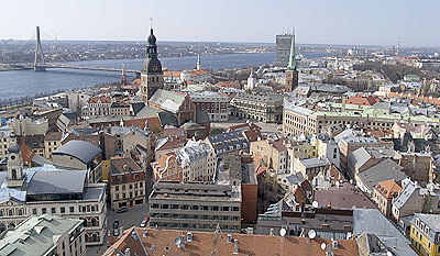 Riga: Blick von der Petrikirche