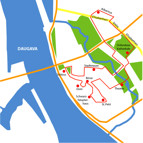 Karte Riga
