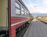 Mit der Bahn nach Sigulda