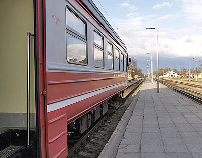 Riga:Mit der Bahn nach Sigulda