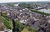 Blick auf die Altstadt Chinon
