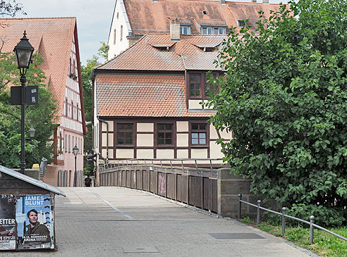 Bei der Kleinweidenmühle in Nürnberg