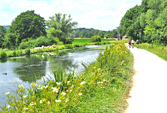 Radweg am alten Kanal