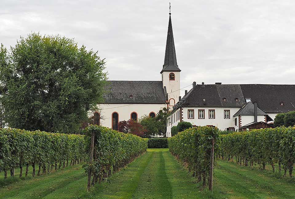 Kirche und Maximinerhof in Longuich