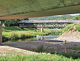 Holzbrücke über die Murg