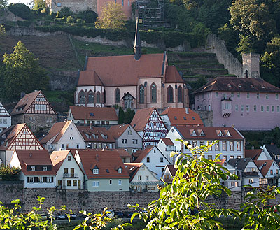 Blick auf die Altstadt Hirschhorn