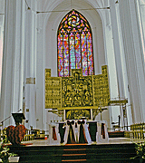 Gotischer Altar in der Marienkirche