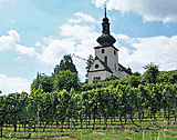 Rheintalradweg: Kirche in Nierstein