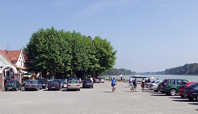 Rheinradweg: Am Hafen von Lauterbourg