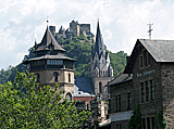 Rheintalradweg: Burg Schönburg bei Oberwesel