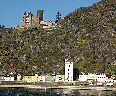 St. Goarshausen mit Burg Katz