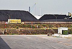 Kohle am Hafen
