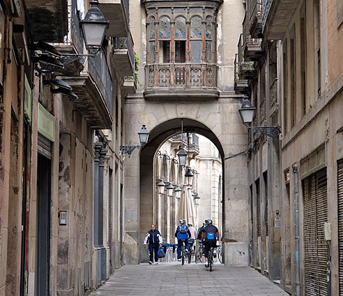 Mit dem Fahrrad durch Barcelona - Städtetour