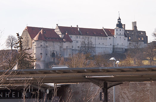 Das Schloss Hellenstein oberhalb von Heidenheim