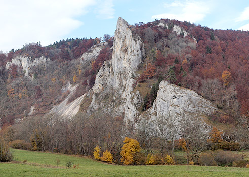 Felswände an der Donau