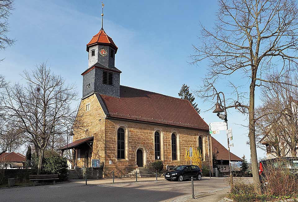 Kirche auf dem Bühl in Eschenbach