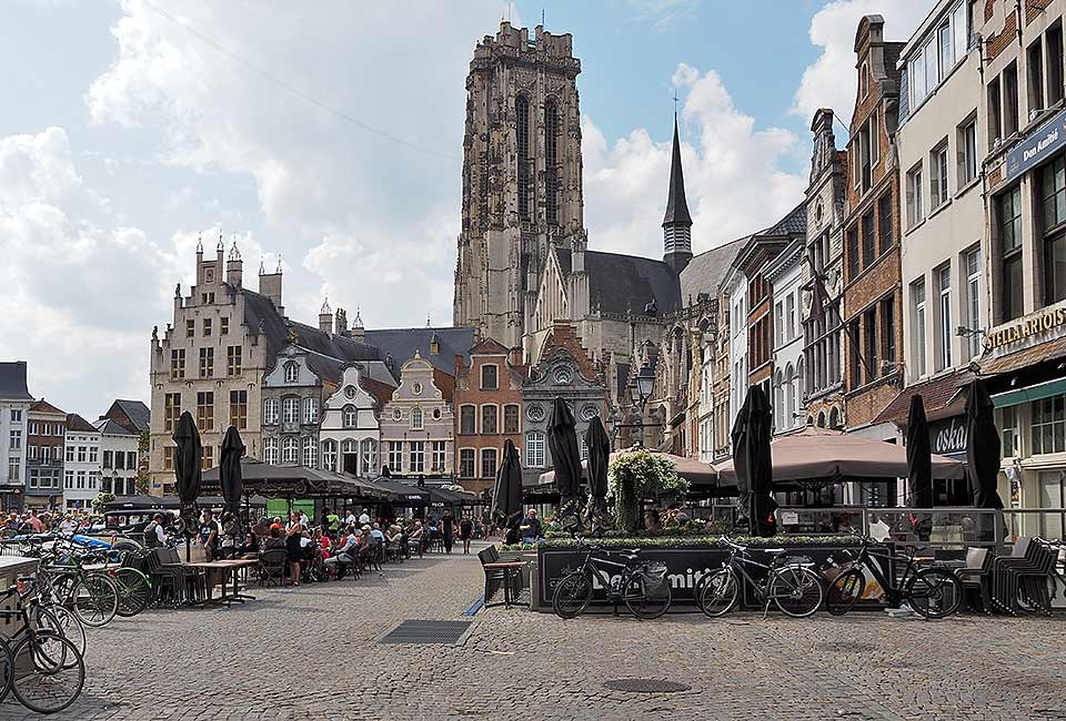 Marktplatz in Mechelen