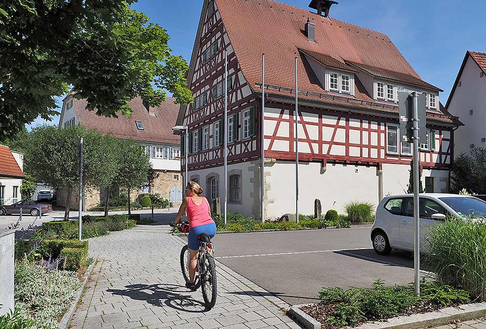 Historische Ortsmitte in Neckartenzlingen